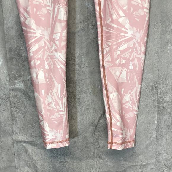 PRO-FIT Activewear Women's Pink Wave High-Rise Lightweight Pull-On Leggings SZ S - Picture 5 of 9